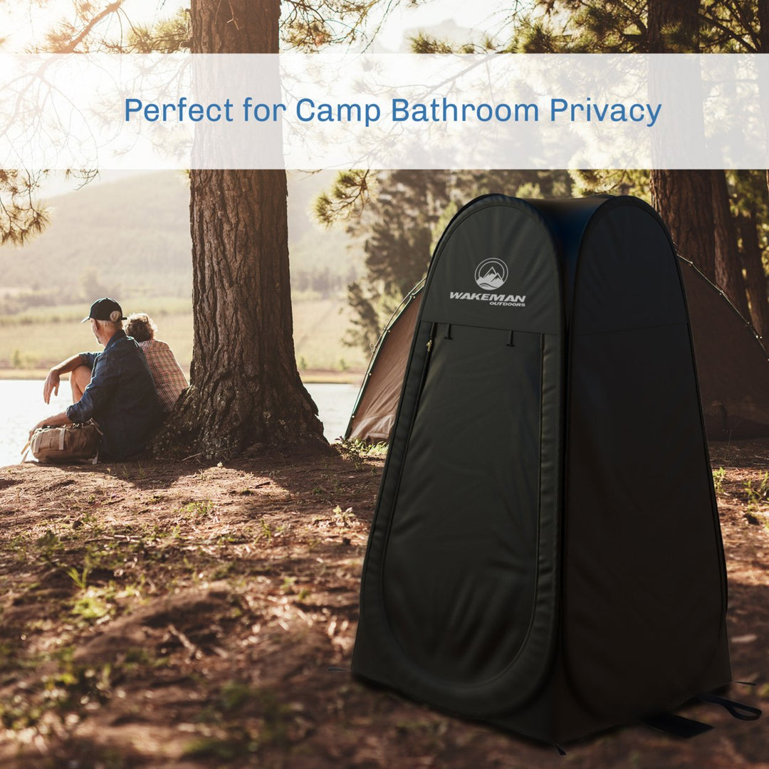 Portable Pop Up Pod- Instant Privacy Shower and Changing Tent- Collapsible Outdoor Shelter for Camping Beach and Rain Image 4