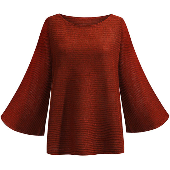 Flare Sleeve Batwing Style Sweater Image 6