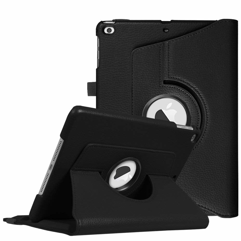 For Apple IPad 2/3/4 Leather Case,Auto Sleep/Wake 360 Degree Rotating Multi-Angle Viewing Folio Stand Case Cover - Image 1