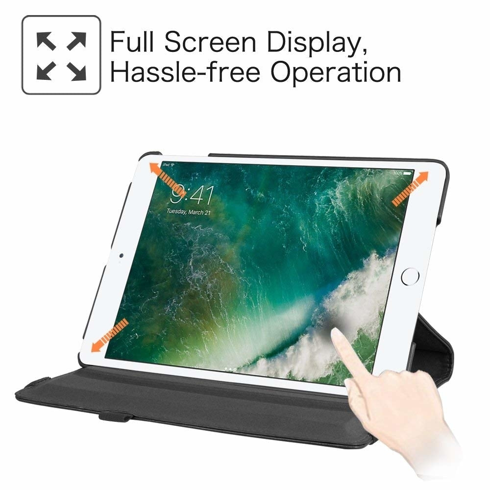 For Apple IPad Mini 1 / Mini 2 / Mini 3 Leather Case,Auto Sleep/Wake 360 Degree Rotating Multi-Angle Viewing Folio Stand Image 12