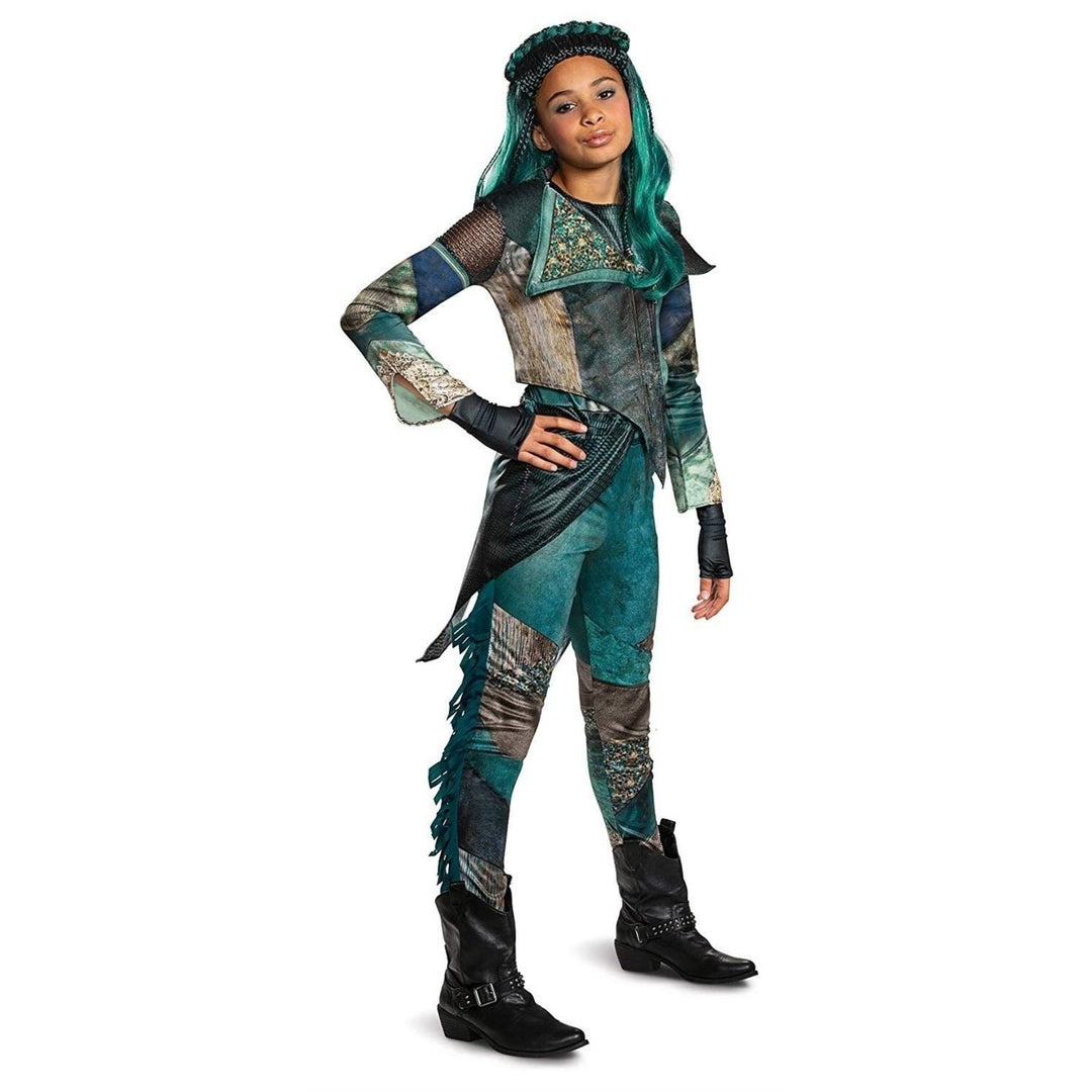 Disney Uma Descendants 3 Deluxe size L 10 12 Girls Tween Costume Licensed Disguise Image 1