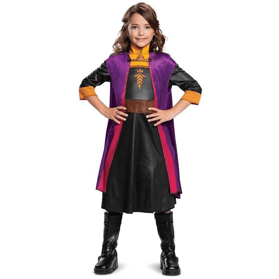 Disney Frozen 2 Anna Classic size S 4/6X Girls Licensed Costume Disguise Image 1