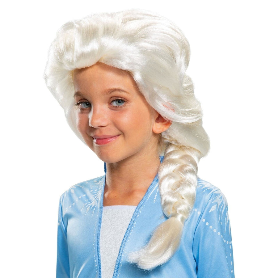 Disney Frozen 2 Elsa Child Blonde Wig Licensed Costume Accessory Disguise Image 1