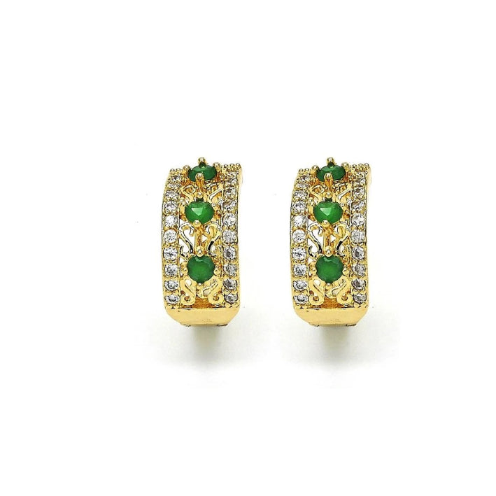 Gemstone Birthstones Earrings Gold Filled High Polish Finsh Image 6
