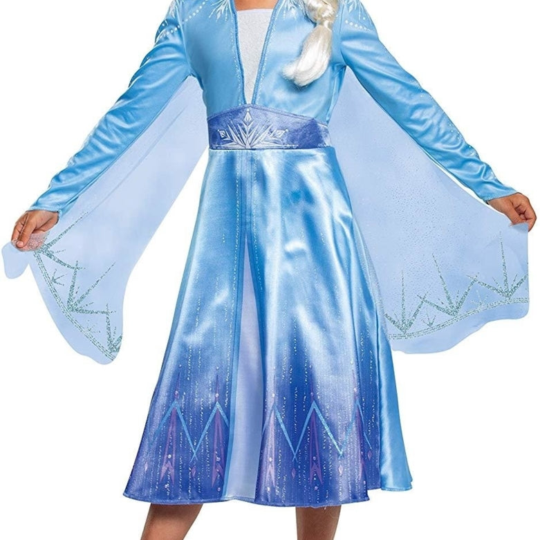 Disney Frozen 2 Elsa Child Blonde Wig Licensed Costume Accessory Disguise Image 2