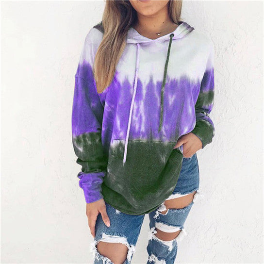 Tye Die Unique Style Hoodie Sweatshirt Image 4