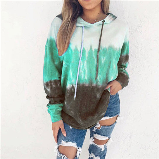 Tye Die Unique Style Hoodie Sweatshirt Image 6