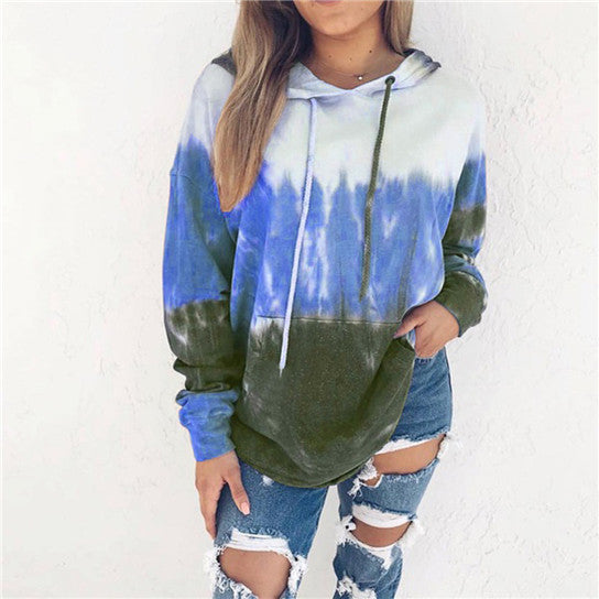 Tye Die Unique Style Hoodie Sweatshirt Image 8