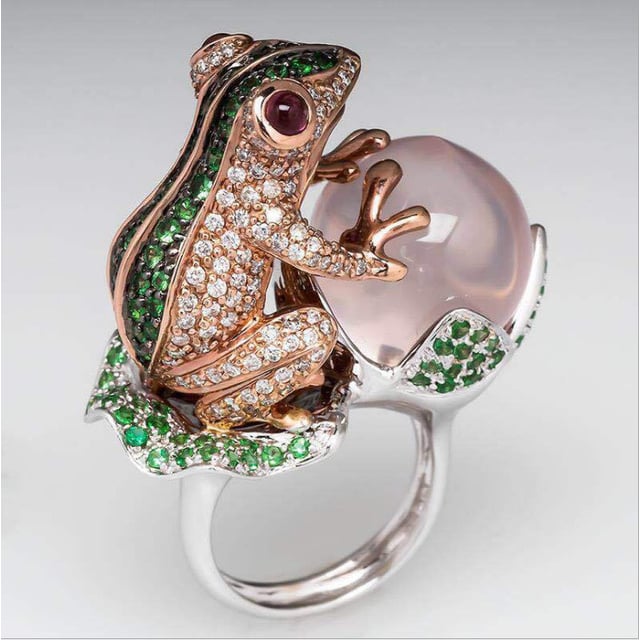 Popular style Separation Fashion Frog Popular style en Toad Play Bead Ring Image 1