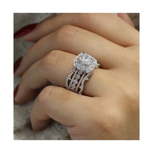 Popular style Rose Princess Ring Image 2