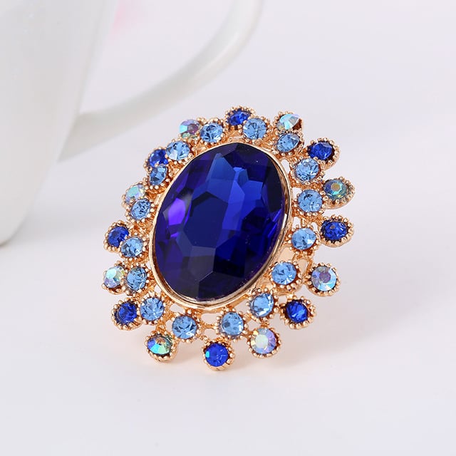 Retro super luxury open adjustable ring Image 7