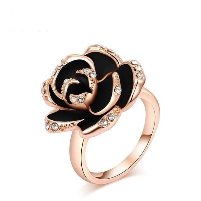 Rose Black Rose Ring Image 1