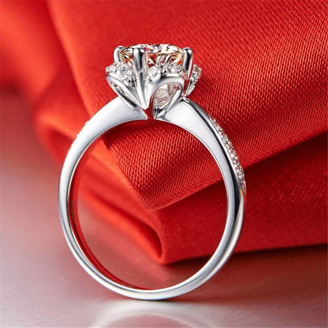 Baida AAA Artificial zircon Female Ring with Ring Simple Fashion style Ring Image 3