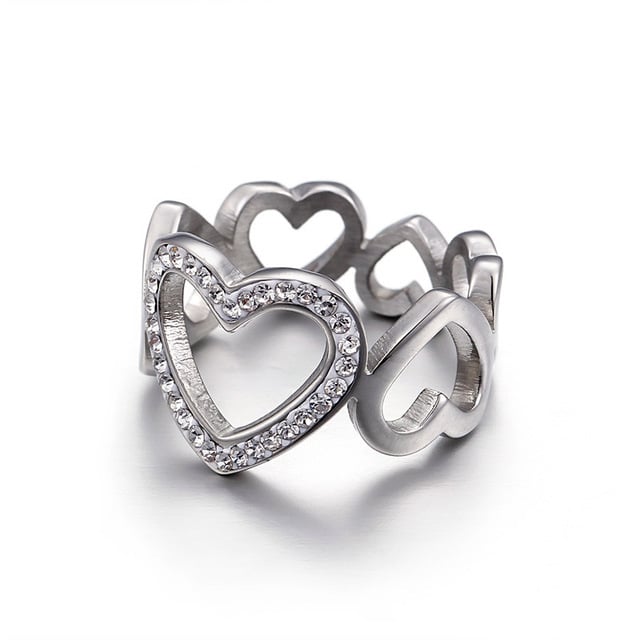 Love circle ring girls ring Image 2