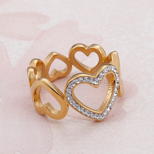 Love circle ring girls ring Image 4