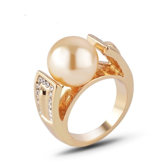 inlaid womens ring retro jewelry fashion ring Image 1