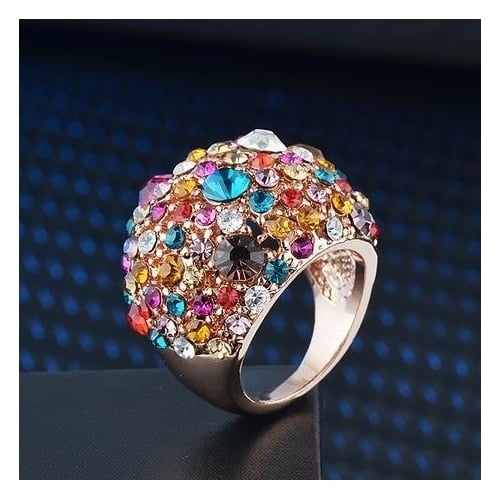 Fashionable and colorful ring with personality Image 2