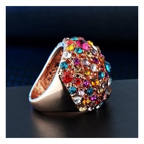 Fashionable and colorful ring with personality Image 4