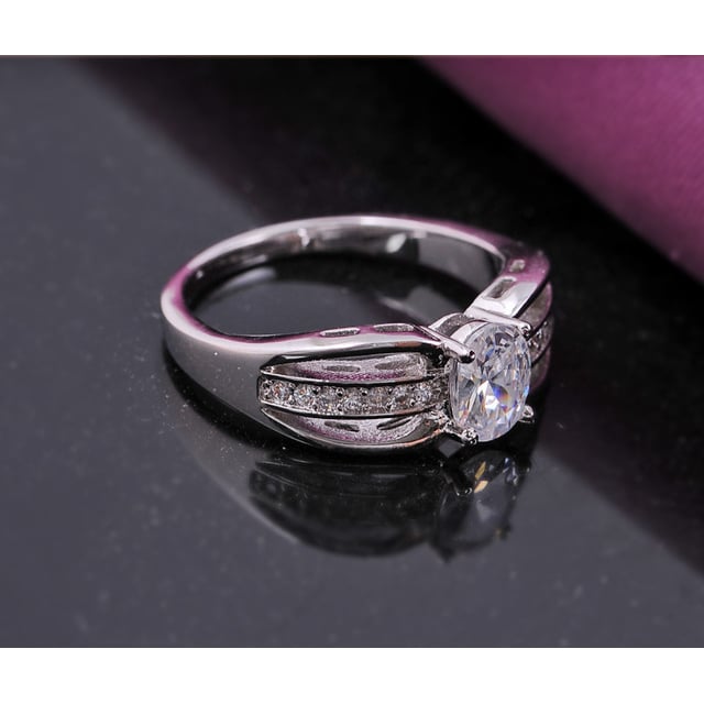 Fashion trend AAA Artificial zircon ring Image 2