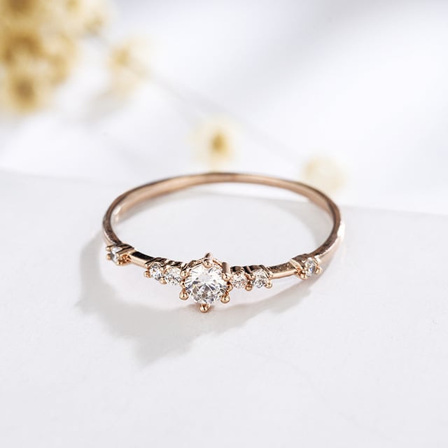 Seven super beautiful AAA Artificial zircon rings Image 1