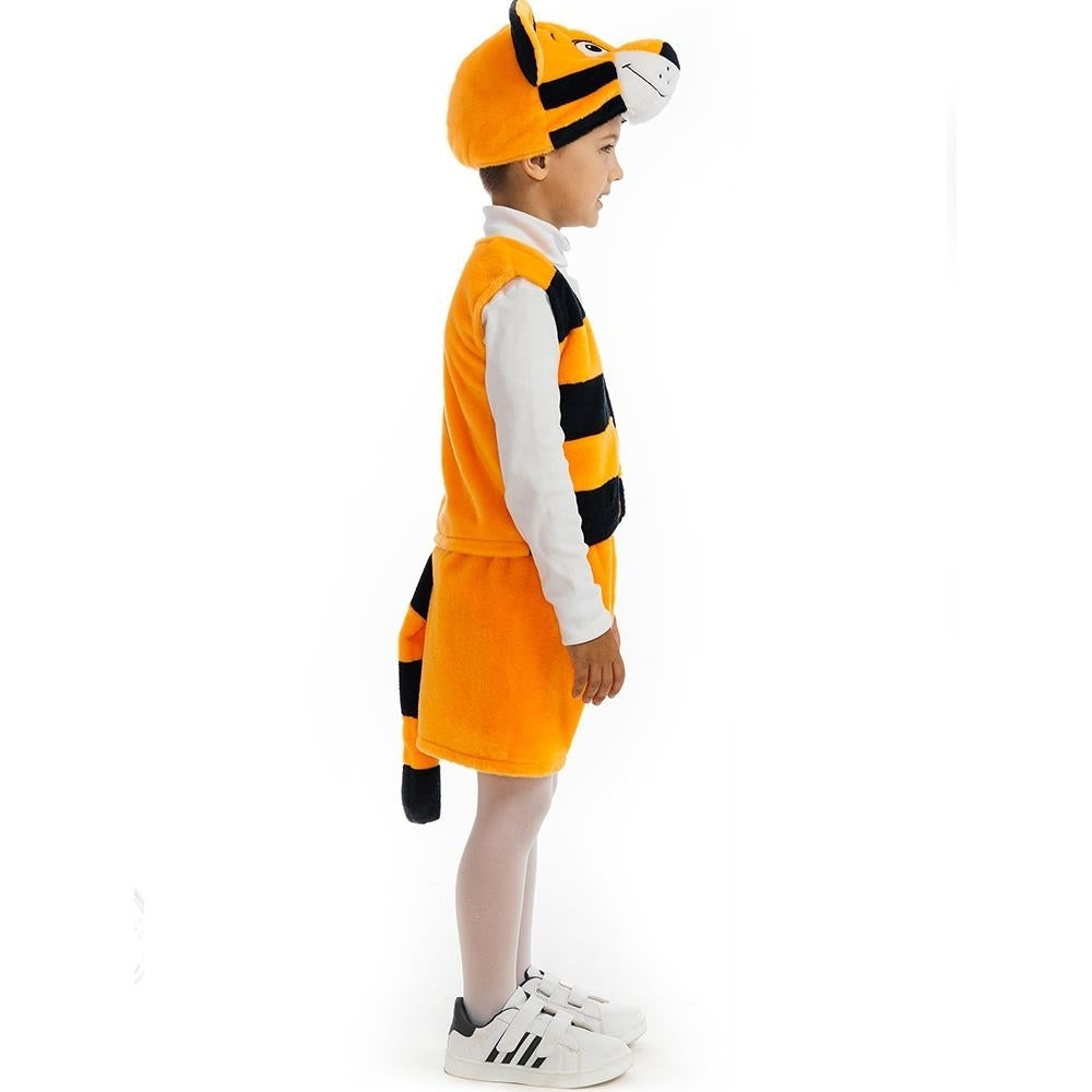 Bengal Tiger size S 4/6 Plush Cat Boys Costume Dress-Up Play Kids 5 O'Reet Image 2