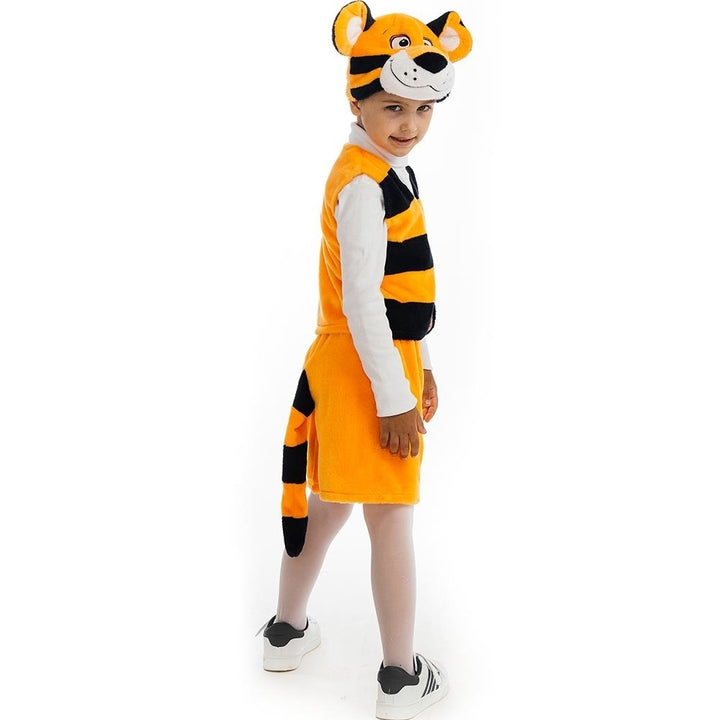 Bengal Tiger size S 4/6 Plush Cat Boys Costume Dress-Up Play Kids 5 OReet Image 4