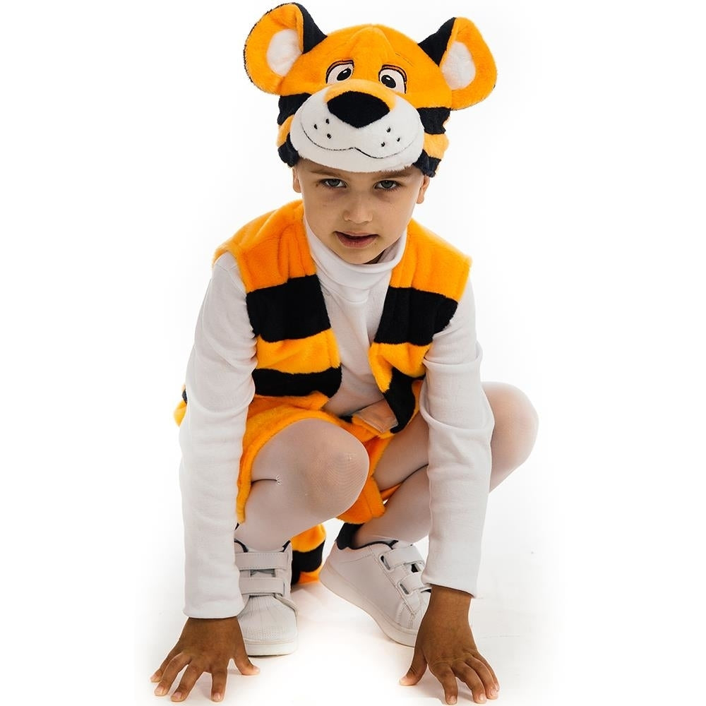 Bengal Tiger size S 4/6 Plush Cat Boys Costume Dress-Up Play Kids 5 OReet Image 6