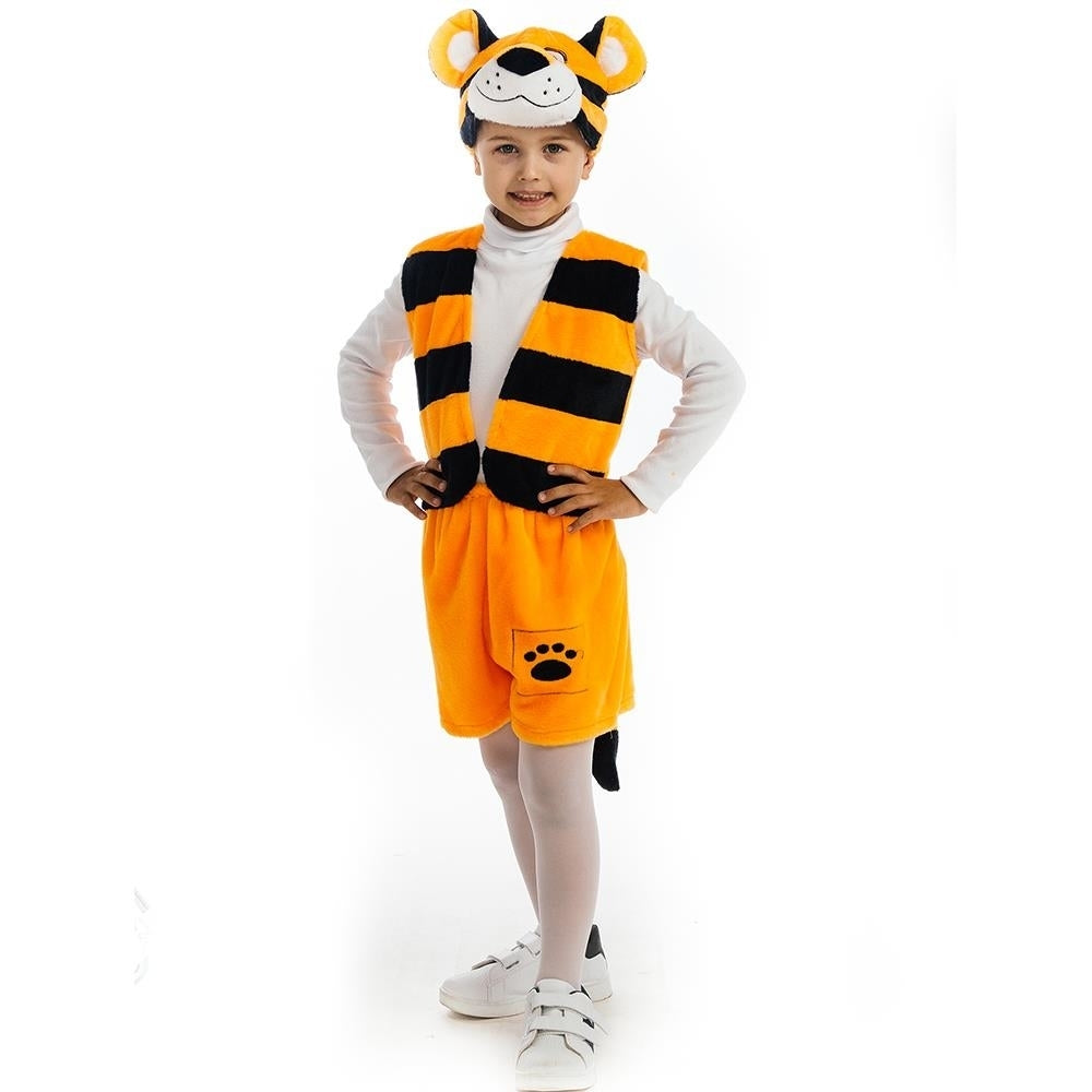 Bengal Tiger size S 4/6 Plush Cat Boys Costume Dress-Up Play Kids 5 OReet Image 7