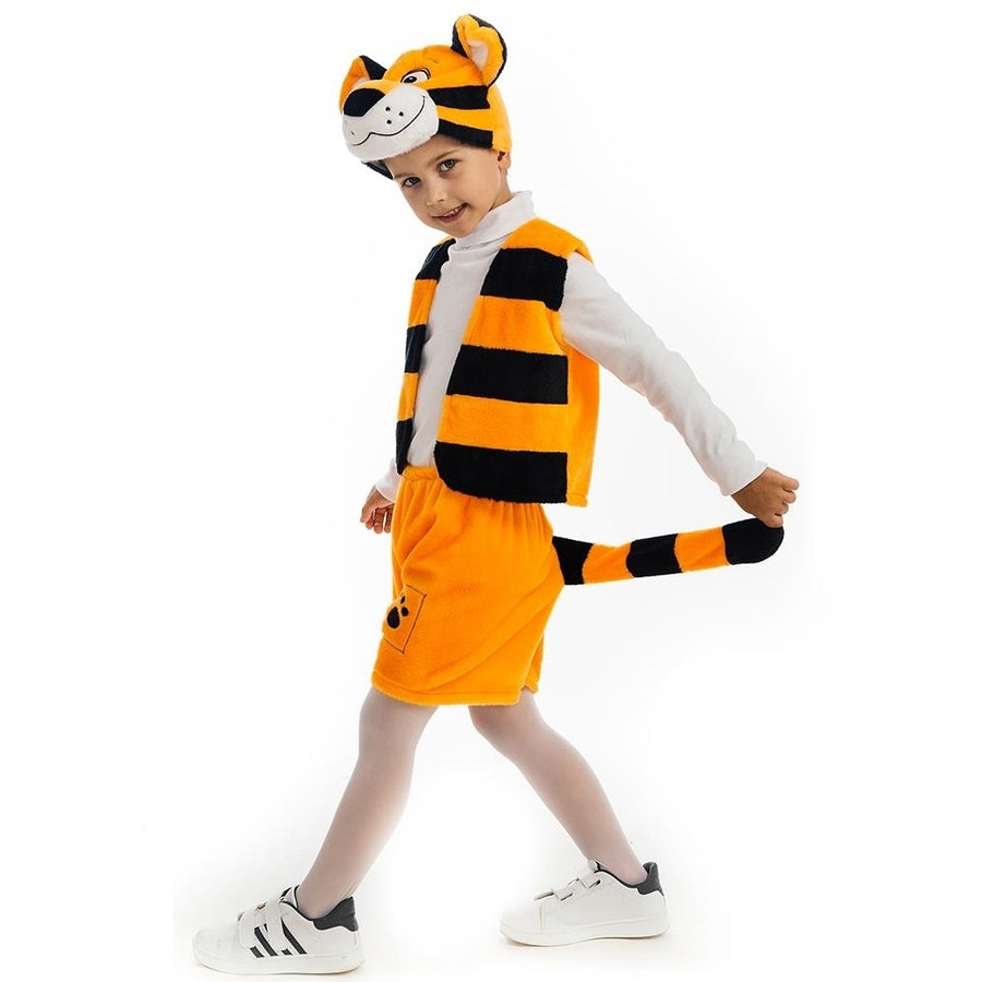 Bengal Tiger Animal size XS 2/4 Plush Cat Boys Costume Dress-Up Play Kids 5 OReet Image 1