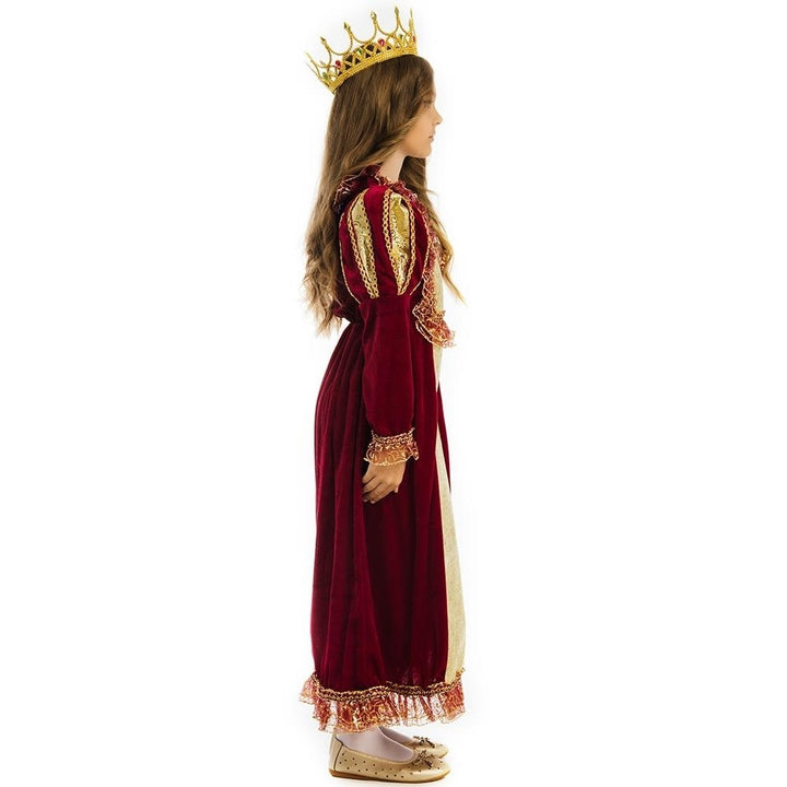 Royal Queen XS Girls Costume Medieval Fairy Tale 5 OReet Child Dress Image 6