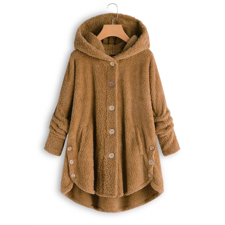 Soft Fuzzy Cozy Hoodie Winter Coat Image 1