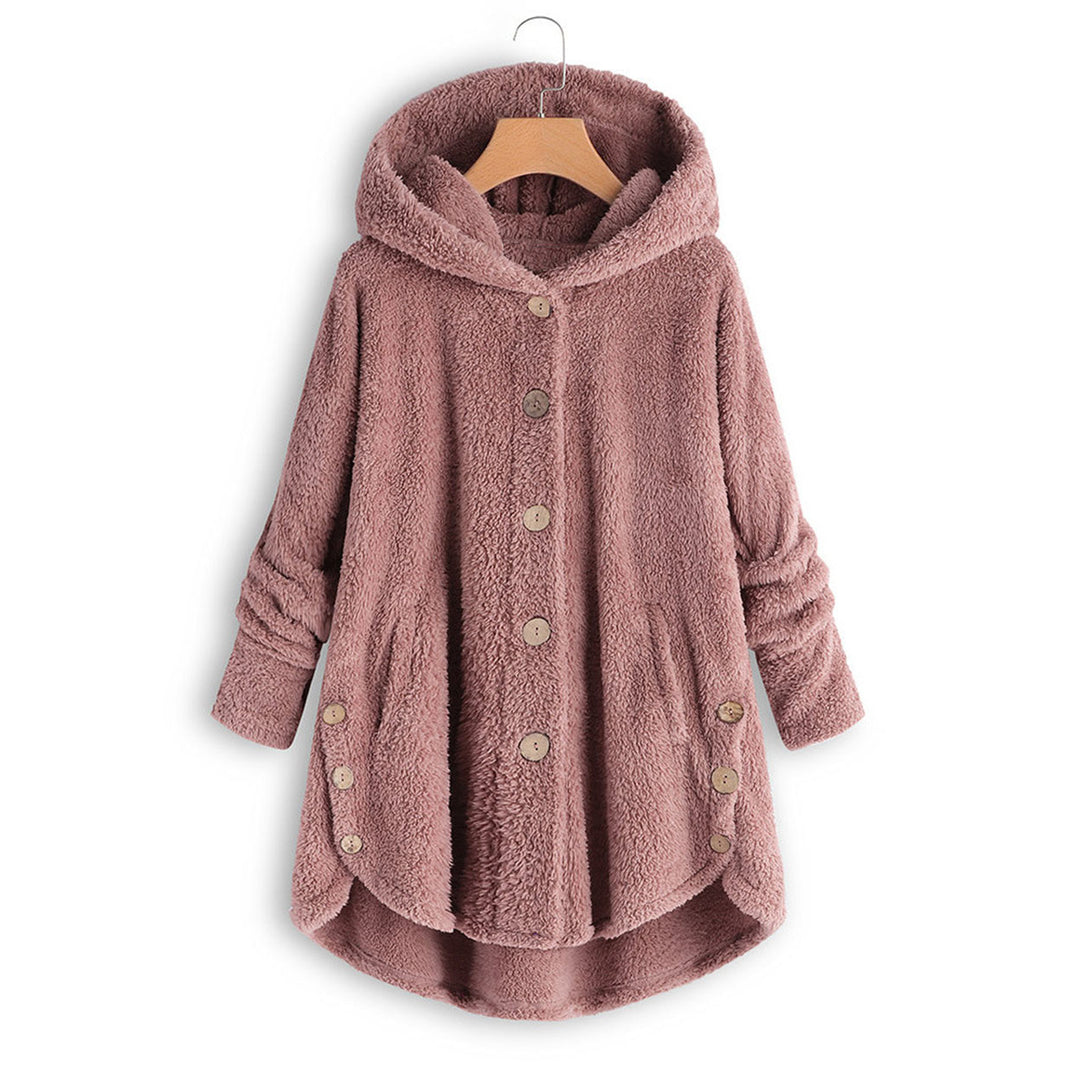 Soft Fuzzy Cozy Hoodie Winter Coat Image 8