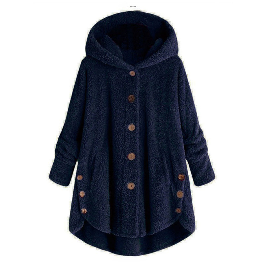 Soft Fuzzy Cozy Hoodie Winter Coat Image 10