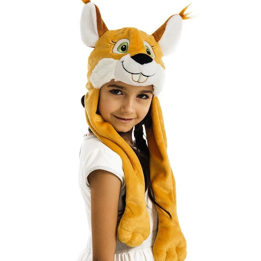 Nutty Squirrel Chipmunk Plush Headpiece Kids Costume Dress-Up Play Accessory 5 OReet Image 1