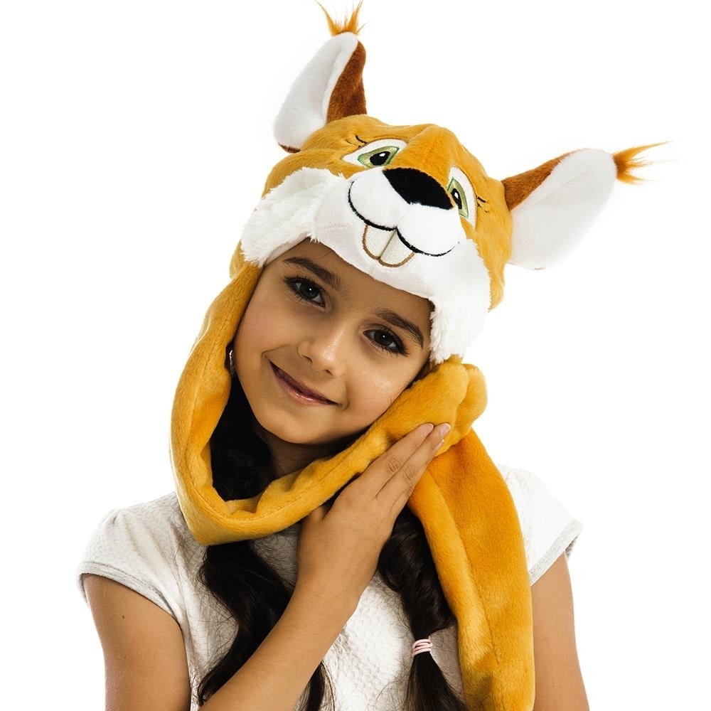 Nutty Squirrel Chipmunk Plush Headpiece Kids Costume Dress-Up Play Accessory 5 OReet Image 2