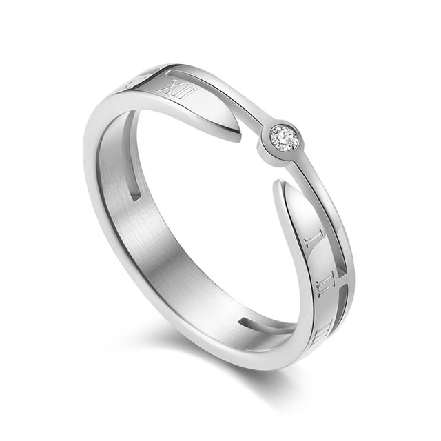 Rose Popular style Roman digital ring Image 2