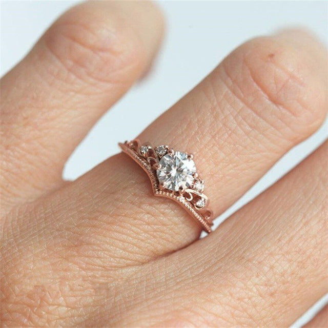 Popular style Rose Popular style Engagement Ring Image 3