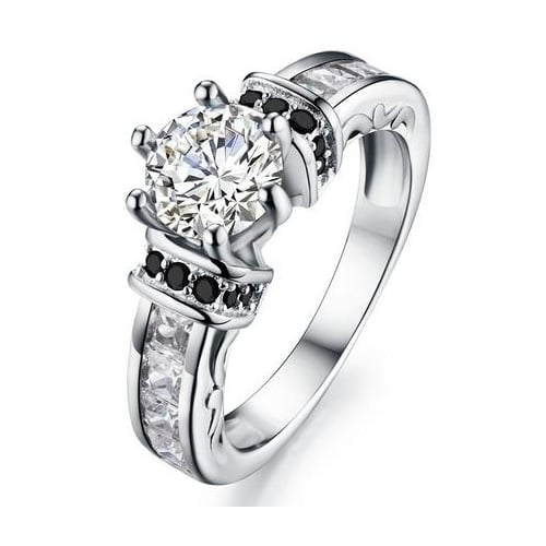 S Sterling Fashion style Ring luxury temperament ring Image 1