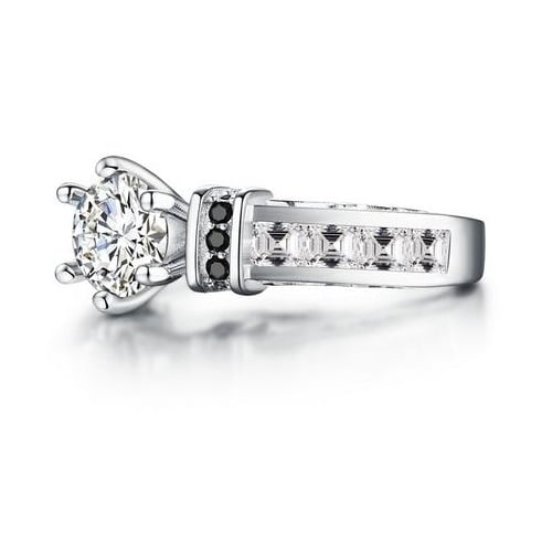 S Sterling Fashion style Ring luxury temperament ring Image 3