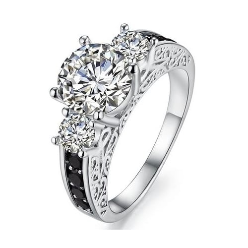 Sterling Fashion style Ring luxury temperament ring Image 1