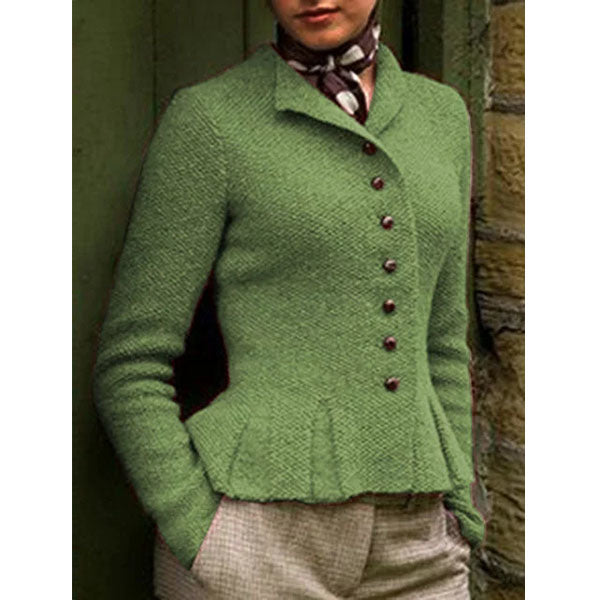 Women Buttoned Vintage Sweater Cardigans Image 2