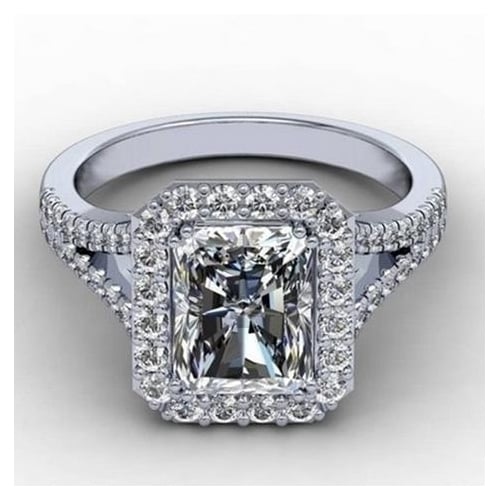 Fashion womens Artificial zircon ring Image 2