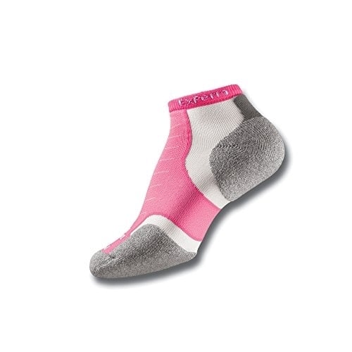 Thorlos Experia Light Cushion Low Cut Socks Electric Pink XCCU-199 Unisex Image 4