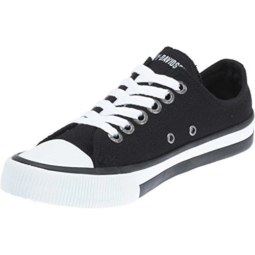 Harley-Davidson Womens Zia Vulcanized Shoe BLACK CANVAS Image 3