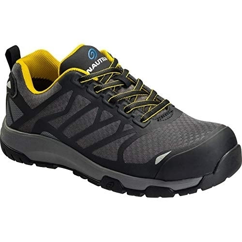 FSI FOOTWEAR SPECIALTIES INTERNATIONAL NAUTILUS Nautilus 2426 Mens Velocity Slip Resistant ESD Work Shoe - Carbon Safety Image 3