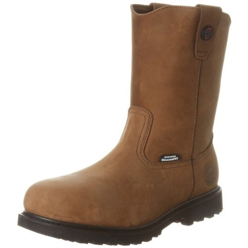 Skechers MensRuffneck Steel Toe Boot  DARK BROWN Image 1