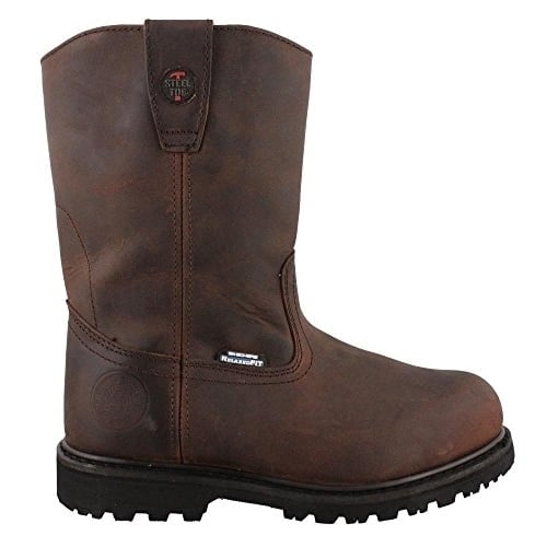 Skechers MensRuffneck Steel Toe Boot  DARK BROWN Image 4