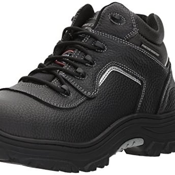 SKECHERS WORK Mens Burgin-Sosder Composite Toe Work Boot Black - 77144-BLK BLACK Image 2