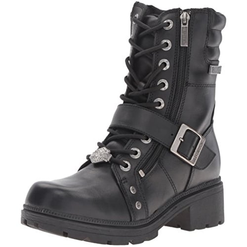 Harley-Davidson Womens Talley Ridge Classic Lace-Up Riding Boot Black - D83878 BLACK Image 1