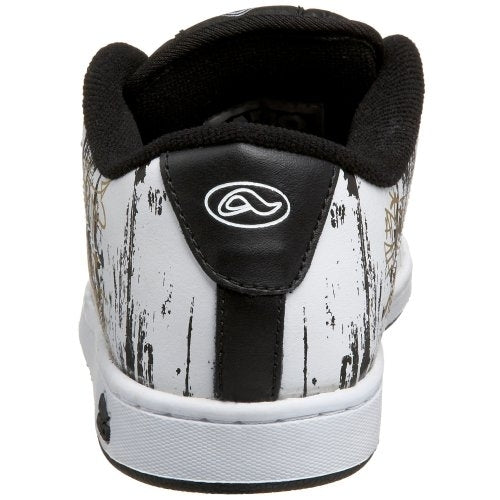 Adio Little Kid/Big Kid Eugene Skate Sneaker WHITE-BLACK-NAVY Image 3